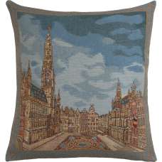 Grand Place Brussels V European Cushion Covers