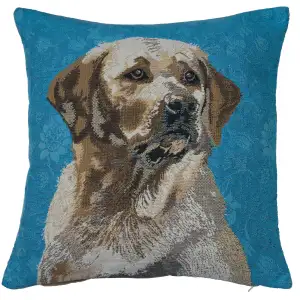 Labrador Blue Belgian Couch Pillow