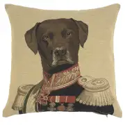 Baron Labrador Black Belgian Cushion Cover