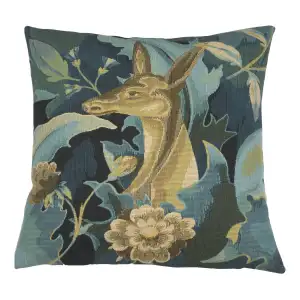 Forest With Deer  Belgian Sofa Pillow Cover