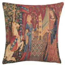 Medieval Hearing Large European Cushion Cover