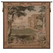 Verdure Fontaine Carree  French Wall Tapestry