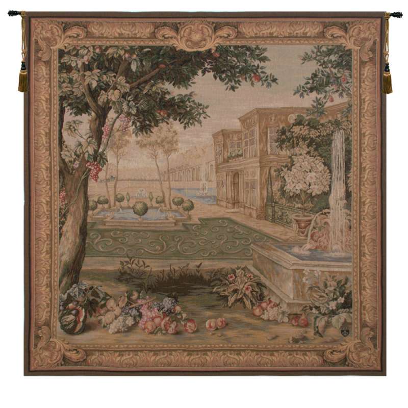 Verdure Fontaine Carree  French Tapestry