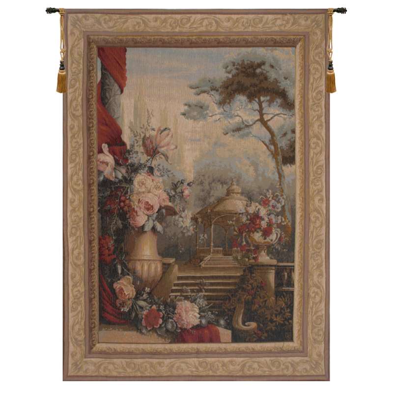 Bouquet Jardin Garden   French Tapestry Wall Hanging