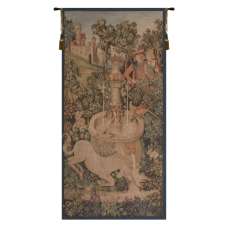 Portiere Licorne Fontaine European Tapestry Wall hanging
