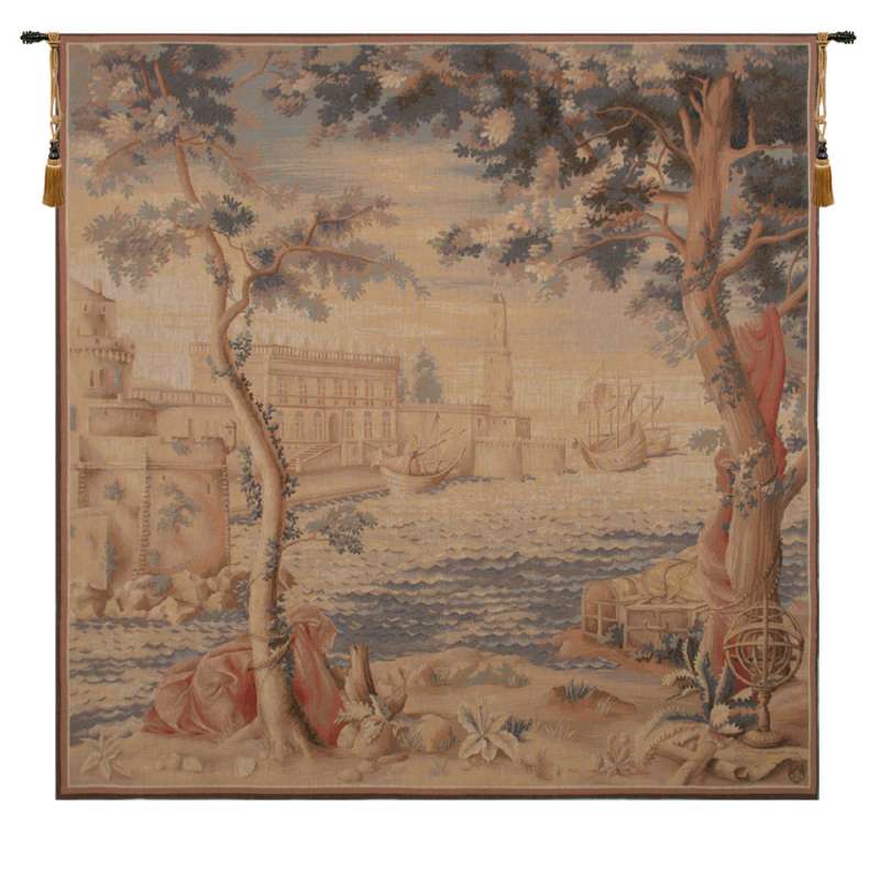 Le Port French Tapestry Wall Hanging