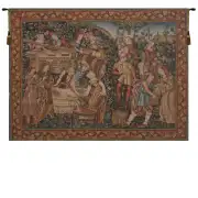 Grandes Vendanges French Wall Tapestry - 44 in. x 33 in. CottonWool by Charlotte Home Furnishings