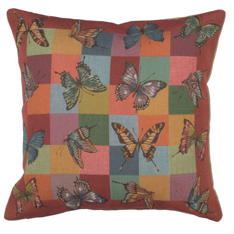 Butterflies 1 French Tapestry Cushion
