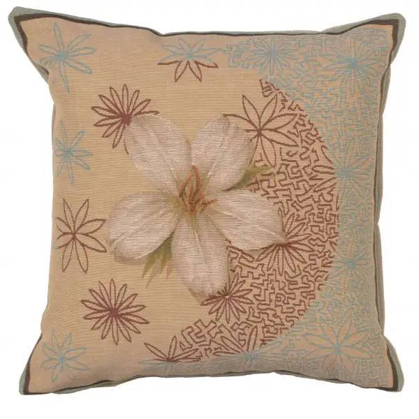 Charlotte Home Furnishing Inc. France Cushion Cover - 19 in. x 19 in. | Christmas Rose Cushion