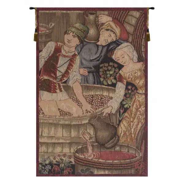 Le Pressoir Extrait French Wall Tapestry