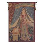 Dame au Chien I European Tapestry Wall hanging