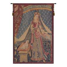Dame au Chien I French Tapestry