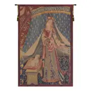 Dame au Chien I French Wall Tapestry