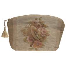 Horns and Flowers Purse Tapestry Handbag