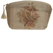 Horns And Flowers Purse Hand Bag - 8 in. x 6 in. Cotton/Viscose/Polyester by Charlotte Home Furnishings