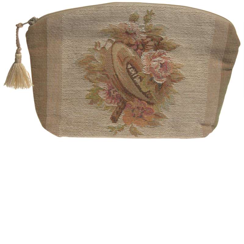 Horns and Flowers Purse Tapestry Bag