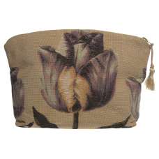 Purple Tullip Purse Tapestry Handbag