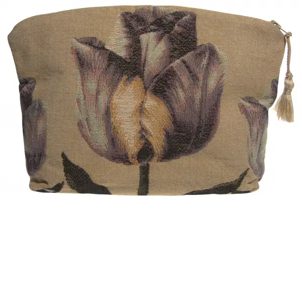 Charlotte Home Furnishing Inc. France Handbag - 8 in. x 6 in. | Purple Tullip Purse Hand Bag