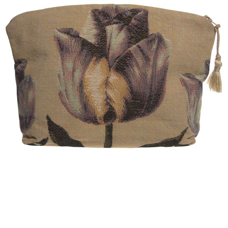 Purple Tullip Purse Tapestry Handbag