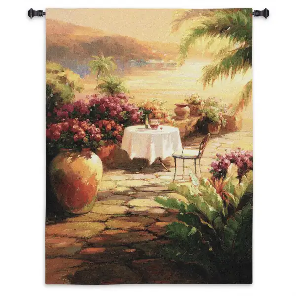 Courtyard View II Wall Tapestry