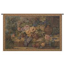 Bouquet with Grapes Italian Wall Hanging Tapestry