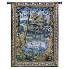 Verdure with Animals Tapestry Wall Hanging