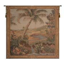 L'Oasis Carre Square French Tapestry