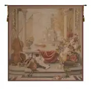 Le Port De Toscane I French Wall Tapestry - 58 in. x 58 in. Wool/cotton/others by Charlotte Home Furnishings