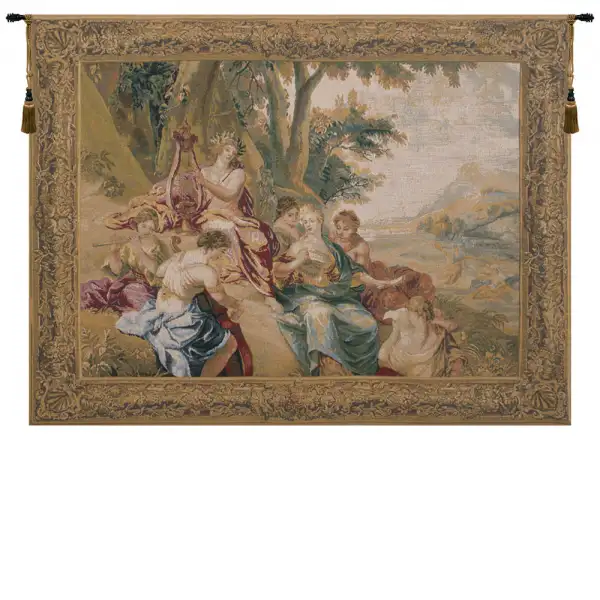 Charlotte Home Furnishing Inc. Belgium Tapestry - 51 in. x 41 in. Bernard Van Orley | Apollo II
