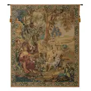 Country Scene Belgian Tapestry Wall Hanging