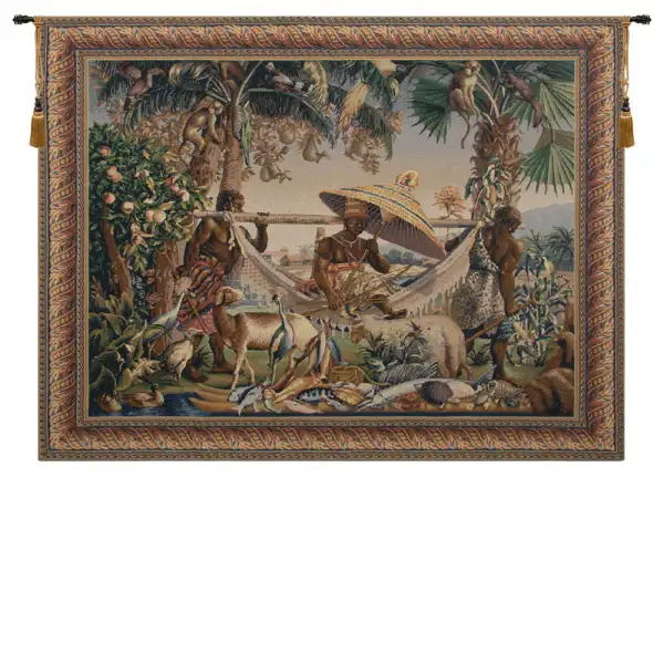 Charlotte Home Furnishing Inc. Belgium Tapestry - 67 in. x 48 in. Charles le Brun. | King Borne