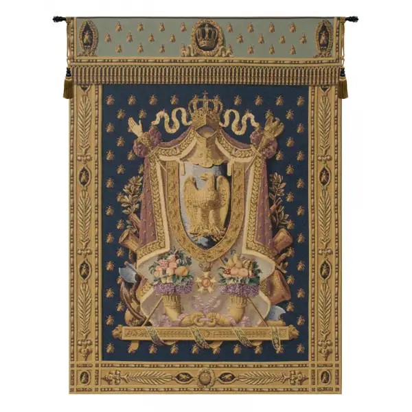 Napolean Dark Blue Belgian Tapestry Wall Hanging