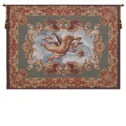Angels Farnese Belgian Tapestry Wall Hanging - 37 in. x 28 in. Cotton/Viscose/Polyester by Raphael