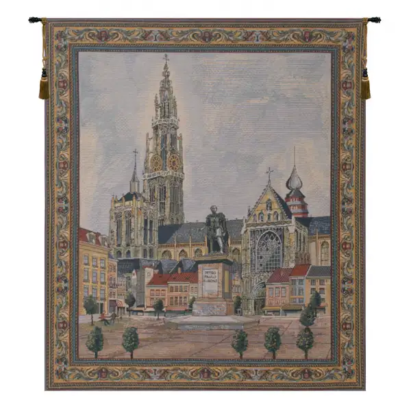 Antwerpen Belgian Tapestry Wall Hanging