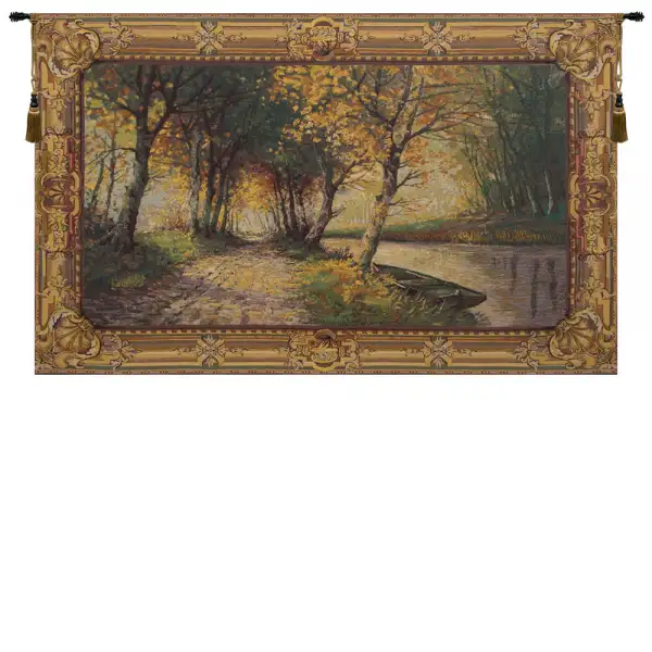 Charlotte Home Furnishing Inc. Belgium Tapestry - 66 in. x 40 in. V. Houben | Automne