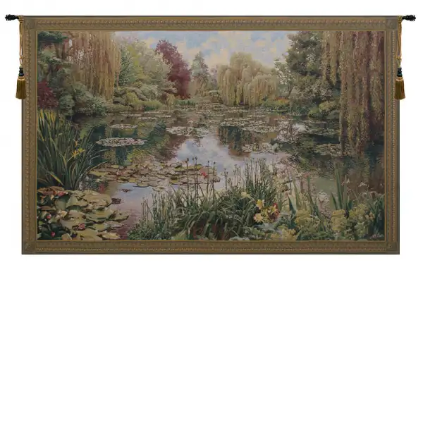 Charlotte Home Furnishing Inc. Belgium Tapestry - 39 in. x 24 in. Claude Monet | Monet Horizontal