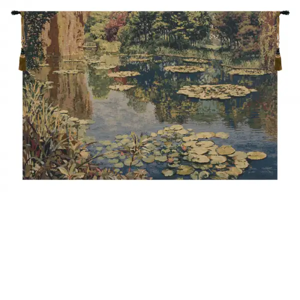Lake Giverny Without Border Belgian Wall Tapestry