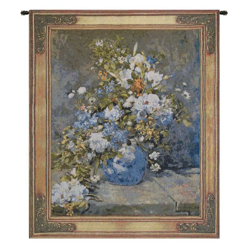Spring Bouquet by Renoir Flanders Tapestry Wall Hanging