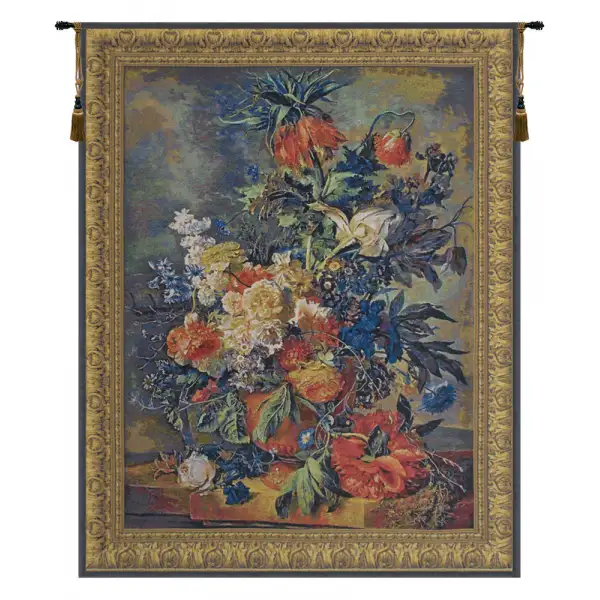Bouquet Dore Belgian Tapestry Wall Hanging