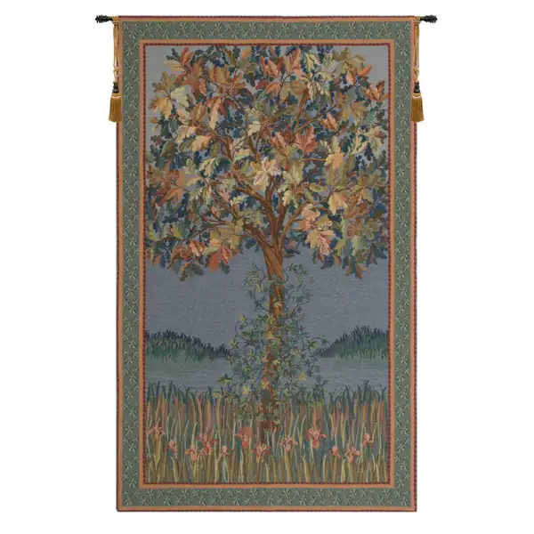 Charlotte Home Furnishing Inc. Belgium Tapestry - 18 in. x 32 in. William Morris | Tree of Life Flanders