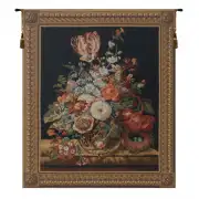 Blumenbild Belgian Wall Tapestry