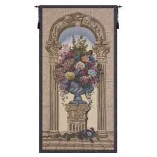 Floral Arch Belgian Tapestry Wall Hanging
