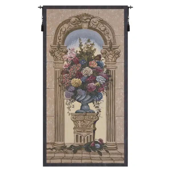 Floral Arch Belgian Wall Tapestry