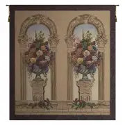 Floral Arch Duo Belgian Wall Tapestry