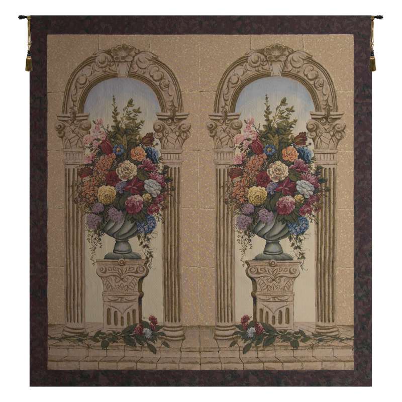Floral Arch Duo Flanders Tapestry Wall Hanging