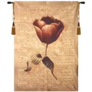 Flanders Poppies II Belgian Tapestry - 56 in. x 76 in. SoftCottonChenille by Charlotte Home Furnishings