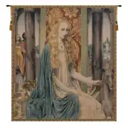 Lady Belgian Tapestry Wall Hanging