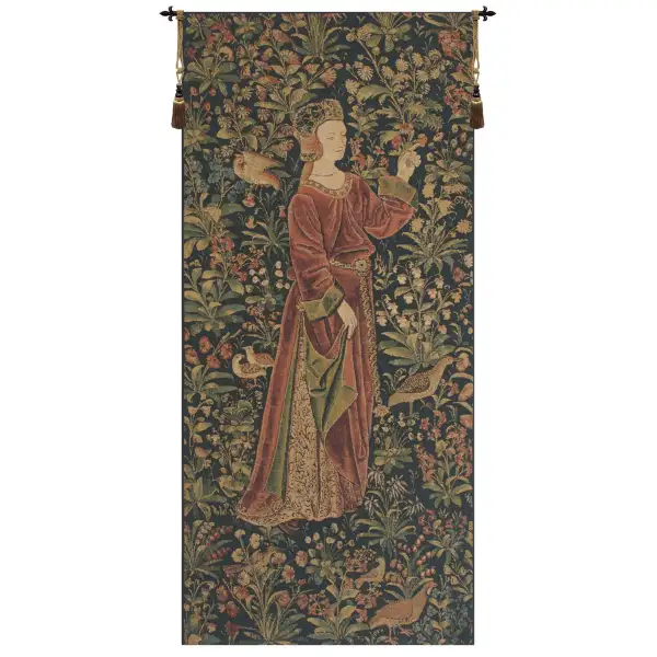 Charlotte Home Furnishing Inc. Belgium Tapestry - 26 in. x 58 in. Pieter van Aeist | Promenade I Left Panel