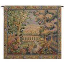 Bridge With Bird I Flanders Tapestry Wall Hanging