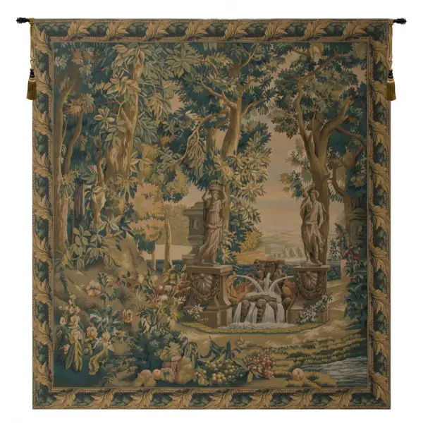 Charlotte Home Furnishing Inc. Belgium Tapestry - 43 in. x 42 in. | Villa Garden Classic